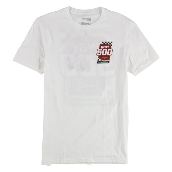 Indy 500 Mens White Event Graphic T-Shirt, white, S - Picture 1 of 2
